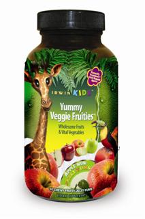 Yummy Veggie Fruities (60 Jelly Yums) Irwin Naturals
